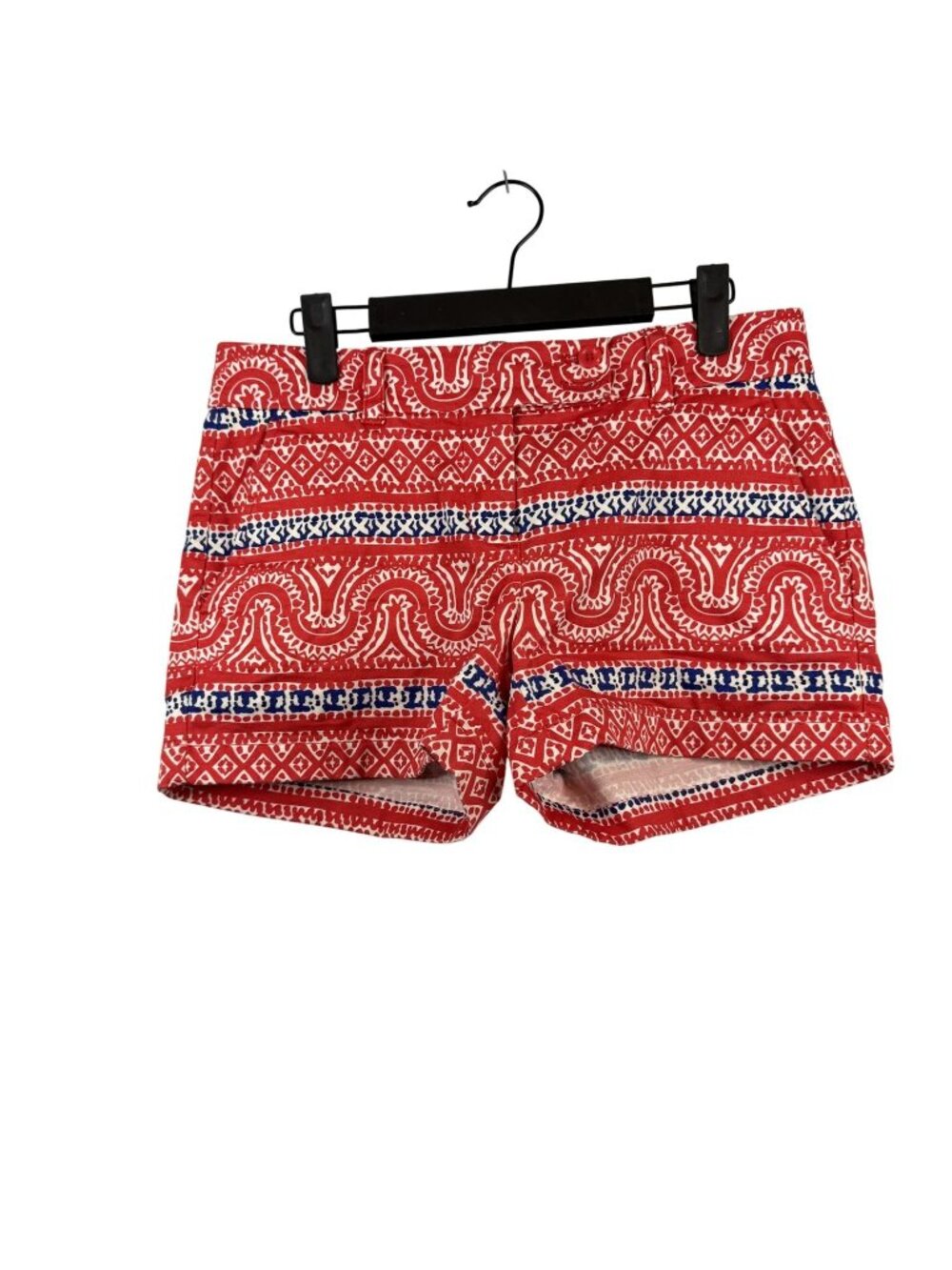 Vineyard Vines Red White & Blue Patterned Cotton Blend Shorts Size 2